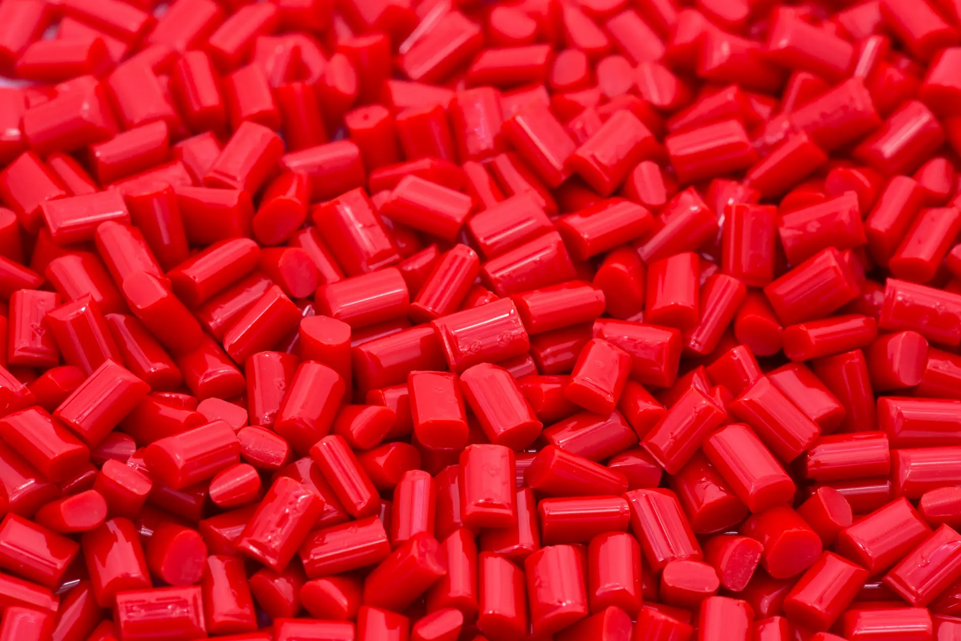 Plastic pellets used as raw material